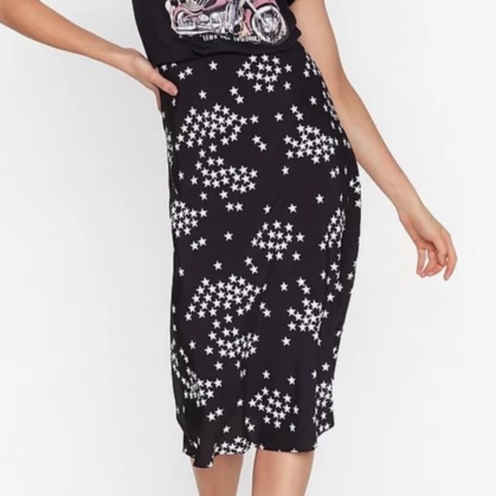 Nasty Gal Shooting Star Midi Skirt